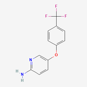 5-[4-(Trifluoromethyl)phenoxy]pyridin-2-amine