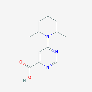 6-(2,6-Dimethylpiperidin-1-yl)pyrimidine-4-carboxylic acid