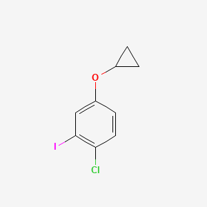 1-Chloro-4-cyclopropoxy-2-iodobenzene