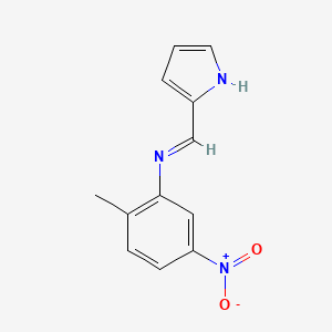 Pyrrole, 2-(2-methyl-5-nitrophenyliminomethyl)-