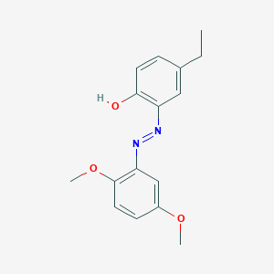 2-[(E)-(2,5-dimethoxyphenyl)diazenyl]-4-ethylphenol