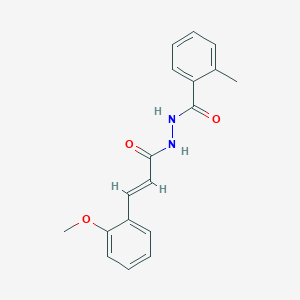 N'-[(2E)-3-(2-methoxyphenyl)prop-2-enoyl]-2-methylbenzohydrazide