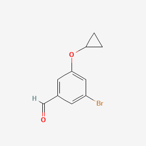 3-Bromo-5-cyclopropoxybenzaldehyde