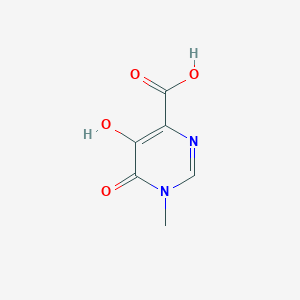 molecular formula C6H6N2O4 B1480435 5-Hydroxy-1-methyl-6-oxo-1,6-dihydropyrimidine-4-carboxylic acid CAS No. 1123922-55-3