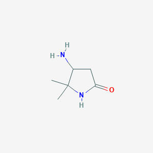 4-Amino-5,5-dimethylpyrrolidin-2-one