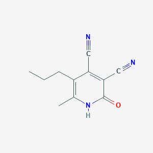 2-Hydroxy-6-methyl-5-propylpyridine-3,4-dicarbonitrile