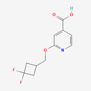 2-((3,3-Difluorocyclobutyl)methoxy)isonicotinic acid