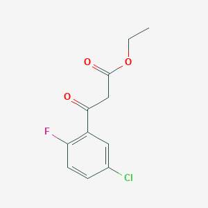 Ethyl 3-(5-chloro-2-fluorophenyl)-3-oxopropanoate