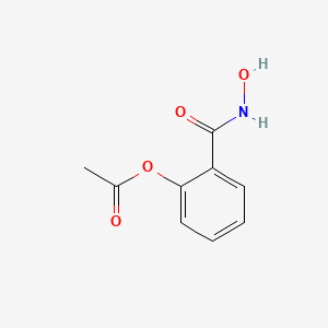 molecular formula C9H9NO4 B14804398 Benzamide, 2-(acetyloxy)-N-hydroxy- CAS No. 16063-88-0