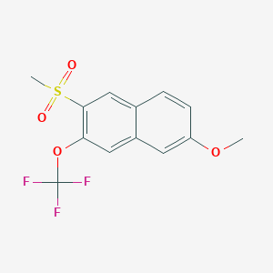 6-Methoxy-2-(methylsulfonyl)-3-(trifluoromethoxy)naphthalene