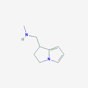 1-(2,3-dihydro-1H-pyrrolizin-1-yl)-N-methylmethanamine