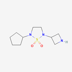 2-(Azetidin-3-yl)-5-cyclopentyl-1,2,5-thiadiazolidine 1,1-dioxide
