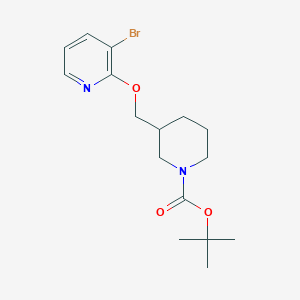 Tert-butyl 3-{[(3-bromopyridin-2-yl)oxy]methyl}piperidine-1-carboxylate