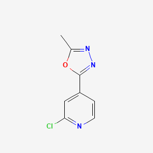 2-(2-Chloropyridin-4-yl)-5-methyl-1,3,4-oxadiazole