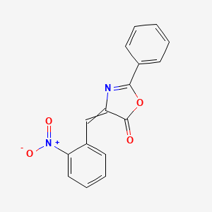 4-[(2-Nitrophenyl)methylidene]-2-phenyl-1,3-oxazol-5-one