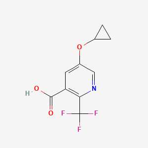 5-Cyclopropoxy-2-(trifluoromethyl)nicotinic acid