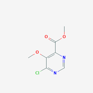 molecular formula C7H7ClN2O3 B1480459 Methyl 6-chloro-5-methoxypyrimidine-4-carboxylate CAS No. 1554322-12-1