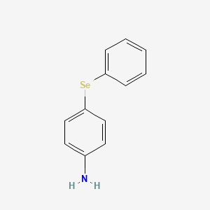 Benzenamine, 4-(phenylseleno)-