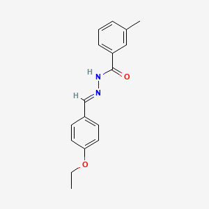 N'-[(E)-(4-ethoxyphenyl)methylidene]-3-methylbenzohydrazide