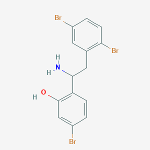 2-[1-Amino-2-(2,5-dibromophenyl)ethyl]-5-bromophenol