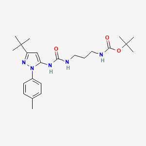 Tert-Butyl [3-({[3-Tert-Butyl-1-(4-Methylphenyl)-1h-Pyrazol-5-Yl]carbamoyl}amino)propyl]carbamate