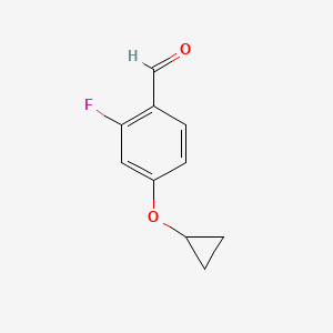 4-Cyclopropoxy-2-fluorobenzaldehyde