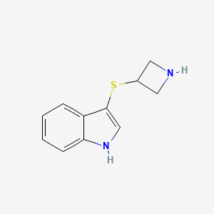 3-(azetidin-3-ylthio)-1H-indole