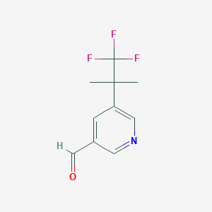 5-(1,1,1-Trifluoro-2-methylpropan-2-yl)nicotinaldehyde