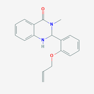 3-methyl-2-[2-(prop-2-en-1-yloxy)phenyl]-2,3-dihydroquinazolin-4(1H)-one