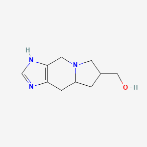 4,6,7,8,8a,9-hexahydro-3H-imidazo[4,5-f]indolizin-7-ylmethanol