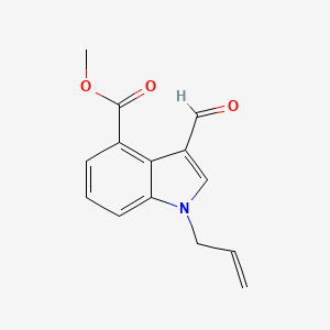 Methyl 1-allyl-3-formyl-1H-indole-4-carboxylate