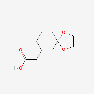 2-(1,4-Dioxaspiro[4.5]decan-7-yl)acetic acid
