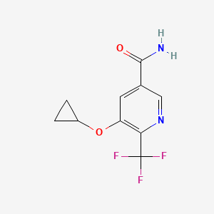 5-Cyclopropoxy-6-(trifluoromethyl)nicotinamide