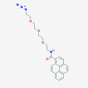 N-[2-[2-[2-(2-azidoethoxy)ethoxy]ethoxy]ethyl]pyrene-1-carboxamide