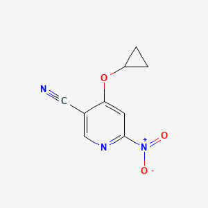 4-Cyclopropoxy-6-nitronicotinonitrile