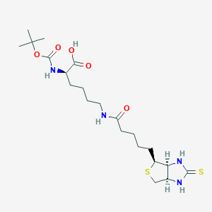 molecular formula C21H36N4O5S2 B14804798 Boc-D-Lys(biotinyl)-OH 