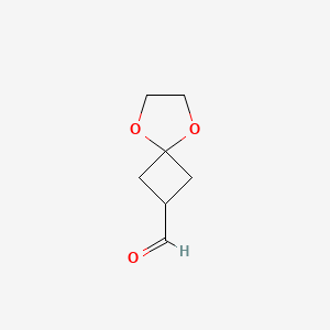 5,8-Dioxaspiro[3.4]octane-2-carbaldehyde