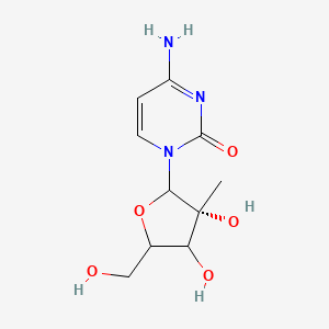 4-amino-1-[(3R)-3,4-dihydroxy-5-(hydroxymethyl)-3-methyloxolan-2-yl]pyrimidin-2-one