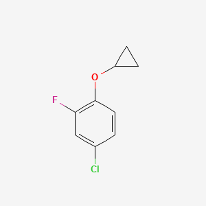 4-Chloro-1-cyclopropoxy-2-fluorobenzene