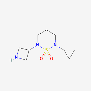 2-(Azetidin-3-yl)-6-cyclopropyl-1,2,6-thiadiazinane 1,1-dioxide