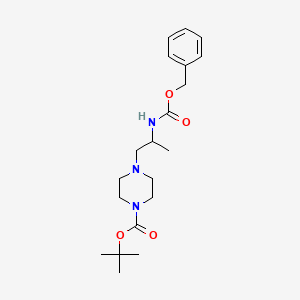 Tert-butyl 4-[2-(phenylmethoxycarbonylamino)propyl]piperazine-1-carboxylate