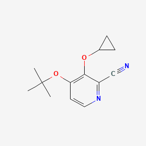 4-Tert-butoxy-3-cyclopropoxypicolinonitrile