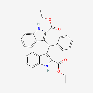 Diethyl 3,3'-(phenylmethylene)bis(1H-indole-2-carboxylate)