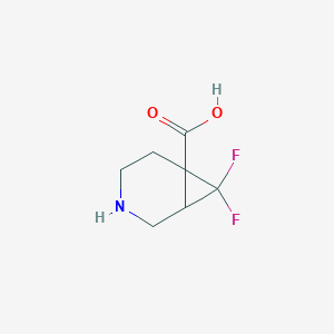 7,7-Difluoro-3-azabicyclo[4.1.0]heptane-6-carboxylic acid
