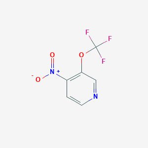 molecular formula C6H3F3N2O3 B14804966 4-Nitro-3-trifluoromethoxy-pyridine 