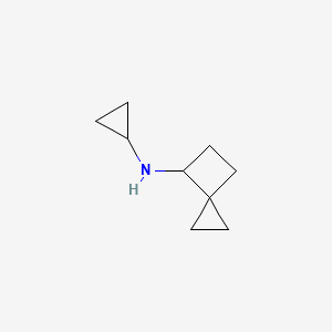 molecular formula C9H15N B1480498 N-cyclopropylspiro[2.3]hexan-4-amine CAS No. 2098068-42-7