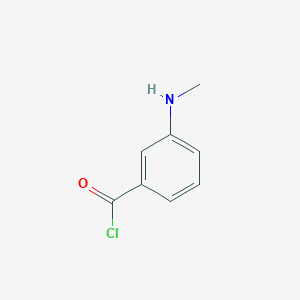 molecular formula C8H8ClNO B14805001 3-(Methylamino)benzoyl chloride 