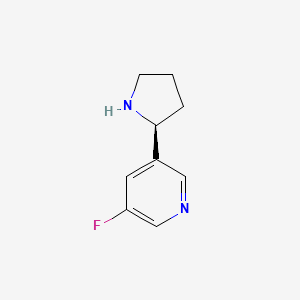 (S)-3-Fluoro-5-(pyrrolidin-2-yl)pyridine