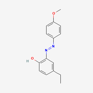 4-ethyl-2-[(E)-(4-methoxyphenyl)diazenyl]phenol