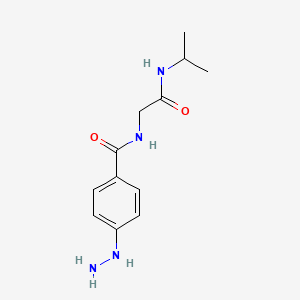 4-Hydrazinyl-N-(2-(isopropylamino)-2-oxoethyl)benzamide